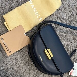 Wandler Leather Clutch Bag Handbag Purse